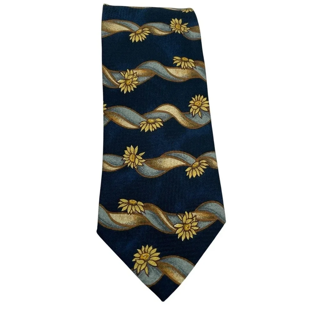 ERMENEGILDO ZEGNA Mens 100 % Silk Tie ITALY  Multicolor‎ Sz 57x3.5 (TB18) NW/OTs